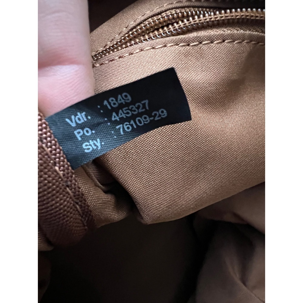 Wilsons Leather Pelle Studio Duffle Bag Large Brown Leather Travel - Picture 14 of 15